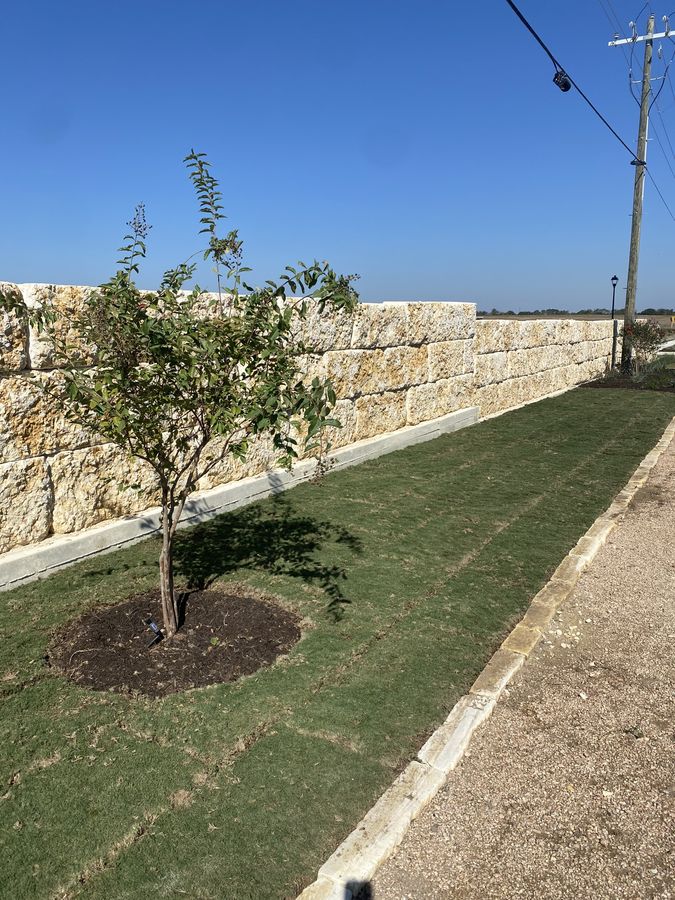 Subdivision boundary wall